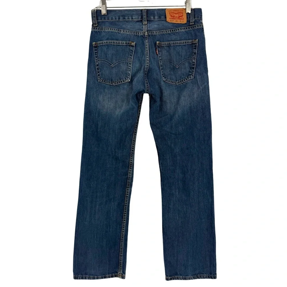 Levi's Blue 514 Straight Jeans Classic Style